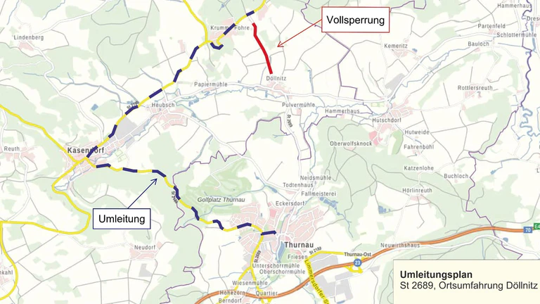 Umgehung Döllnitz — © Staatliches Bauamt Bayreuth